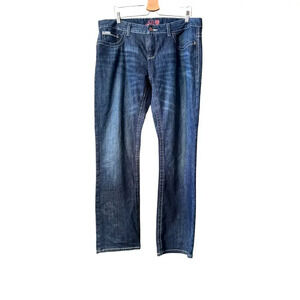 Cinch Jeans 17 western straight leg dark wash Jeans cowgirl equestrian